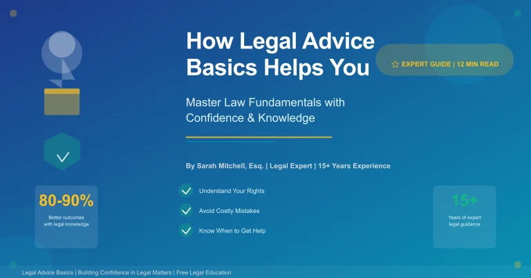 How Legal Advice Basics Helps